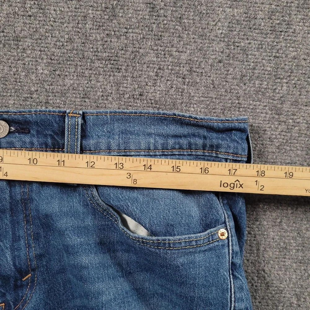 Levis 511 Jeans Mens 34x30 Blue Slim Fit Stretch Denim Straight Leg Medium Wash